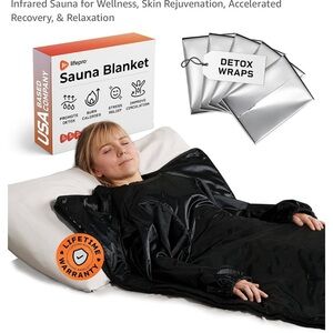 LifePro Portable Infrared Sauna Blanket with Arm Sleeves